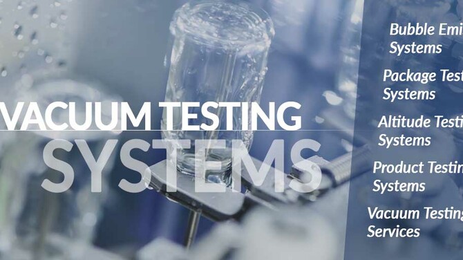 Vacuum Testing Services with Information header